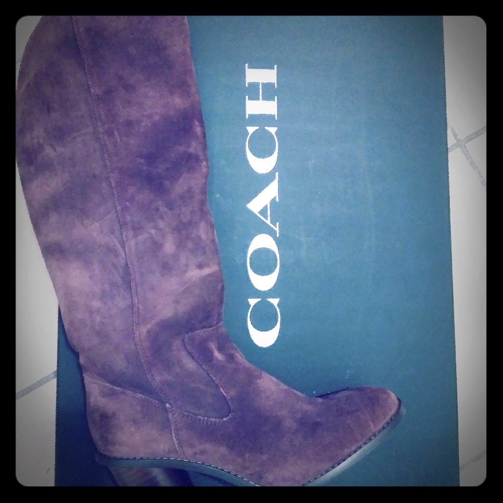 Coach Suede Boots